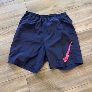 Nike Purple Athletic Workout Shorts Men‎ Small Bin A-30